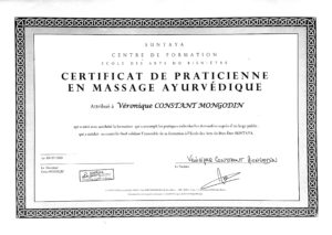 Lire la suite à propos de l’article Certificat de Praticienne en Massage Ayurvédique
