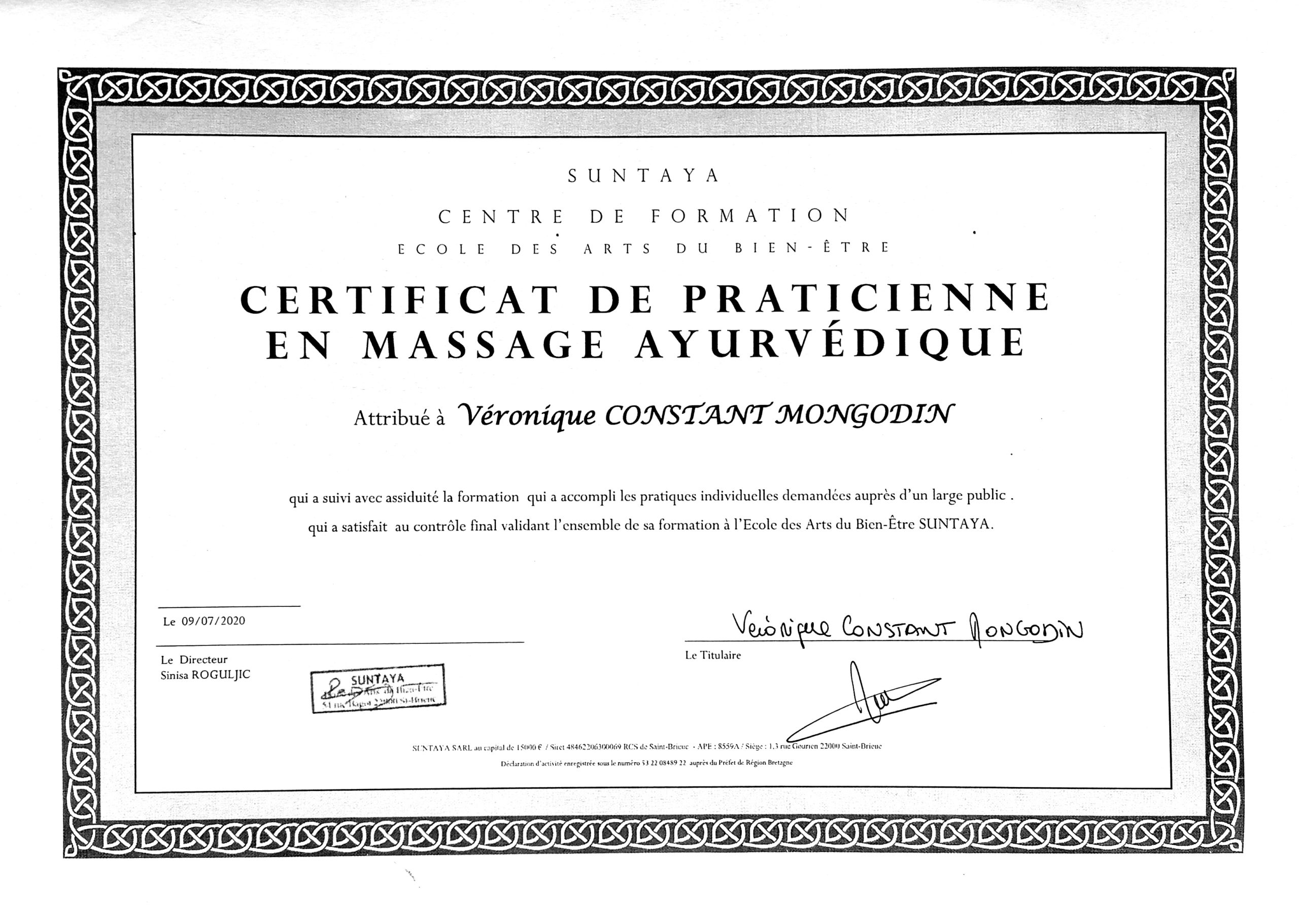 You are currently viewing Certificat de Praticienne en Massage Ayurvédique
