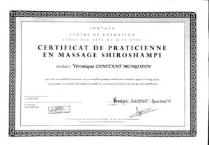Lire la suite à propos de l’article Certificat de Praticienne en Massage Shiroshampi